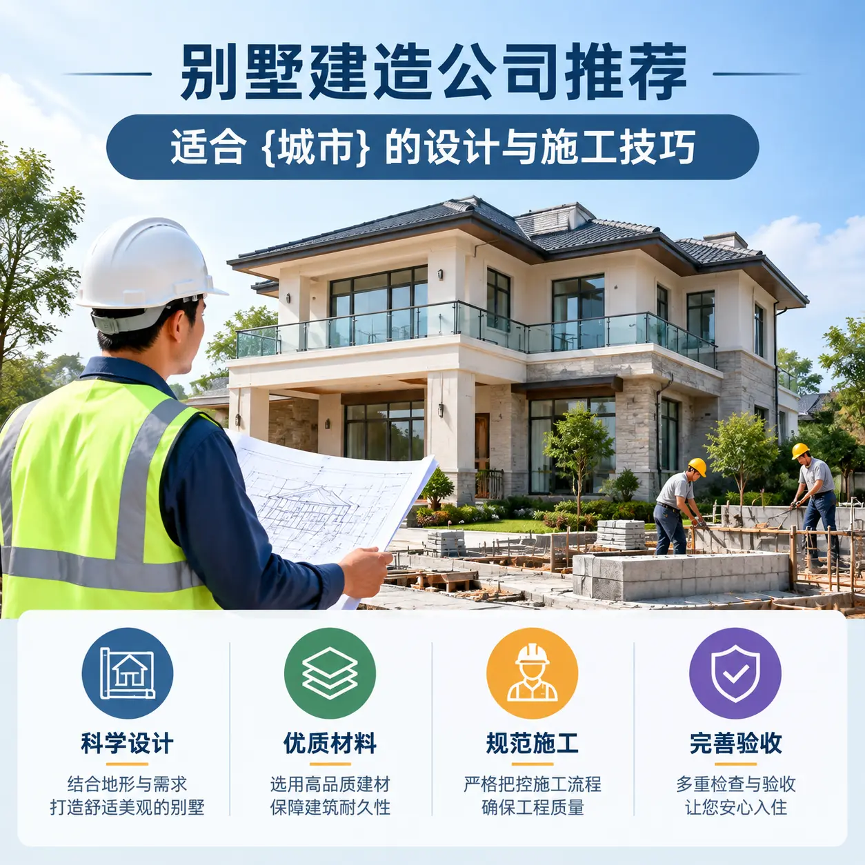 别墅建造公司推荐:适合 普定 的设计与施工技巧