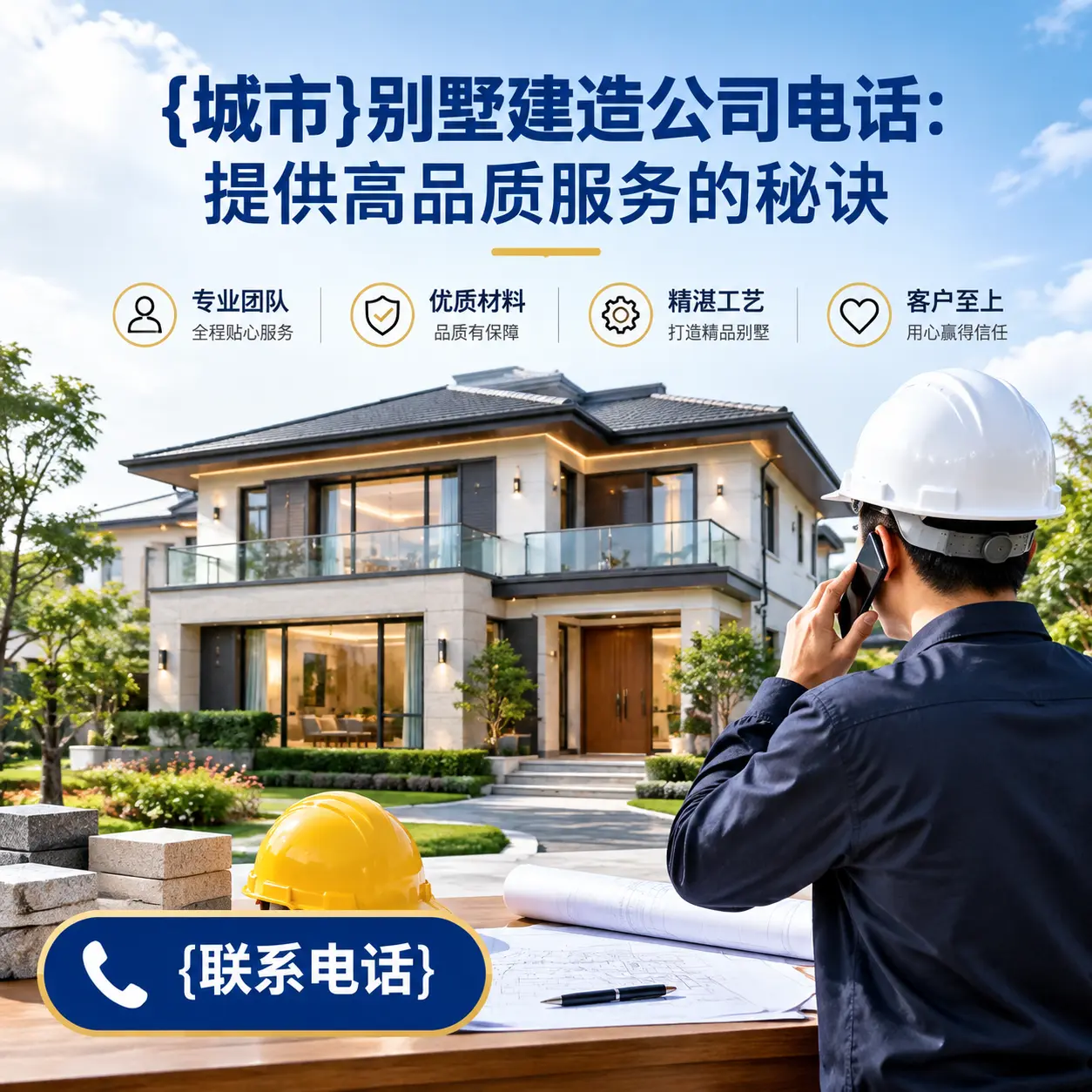 普定别墅建造公司电话：提供高品质服务的秘诀
