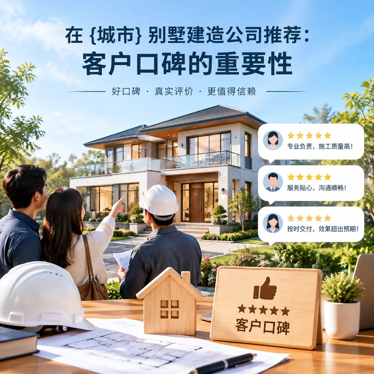 在 普定 别墅建造公司推荐:客户口碑的重要性