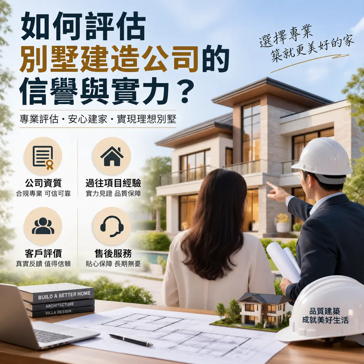 如何评估 普定 别墅建造公司的信誉与实力？
