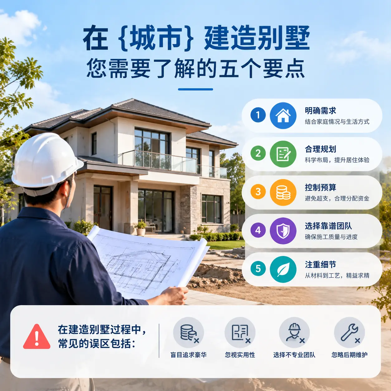 在 普定 建造别墅,您需要了解的五个要点