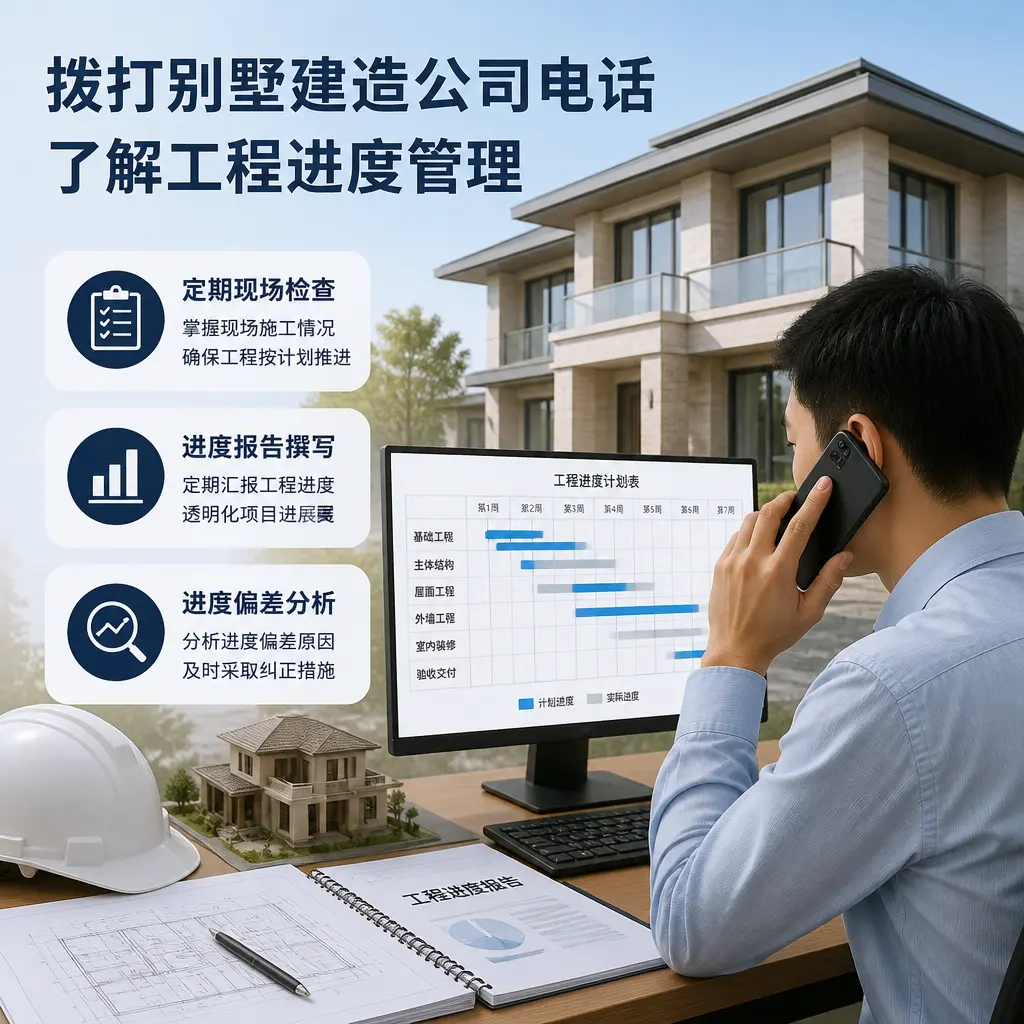 拨打普定别墅建造公司电话,了解工程进度管理