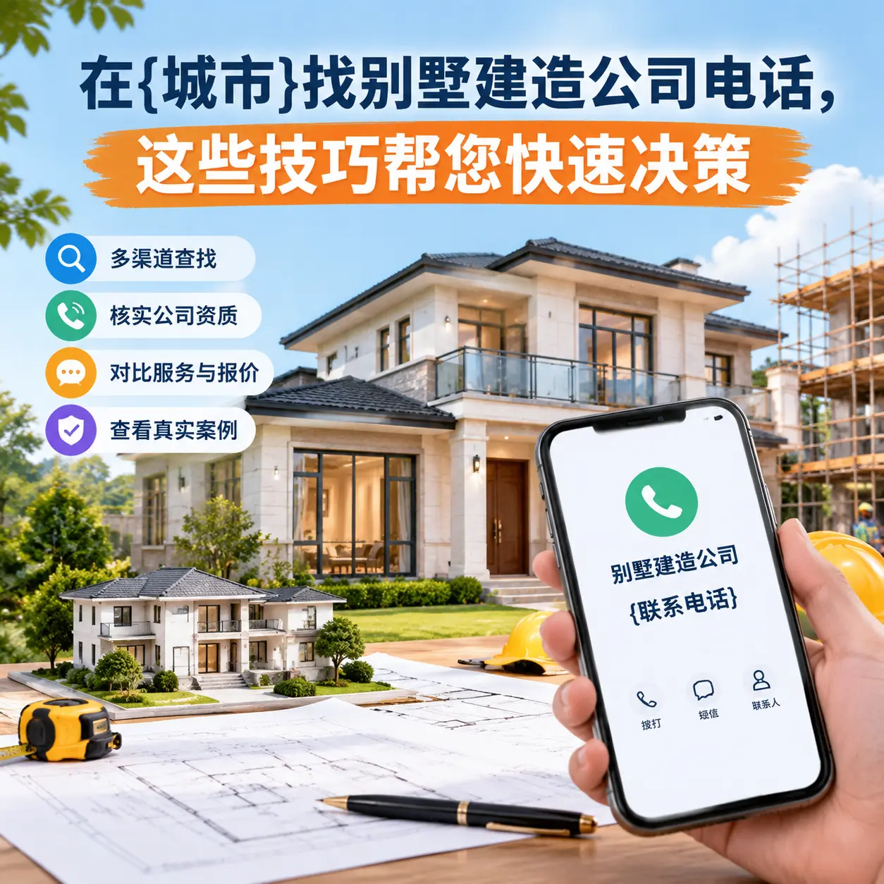 在普定找别墅建造公司电话，这些技巧帮您快速决策