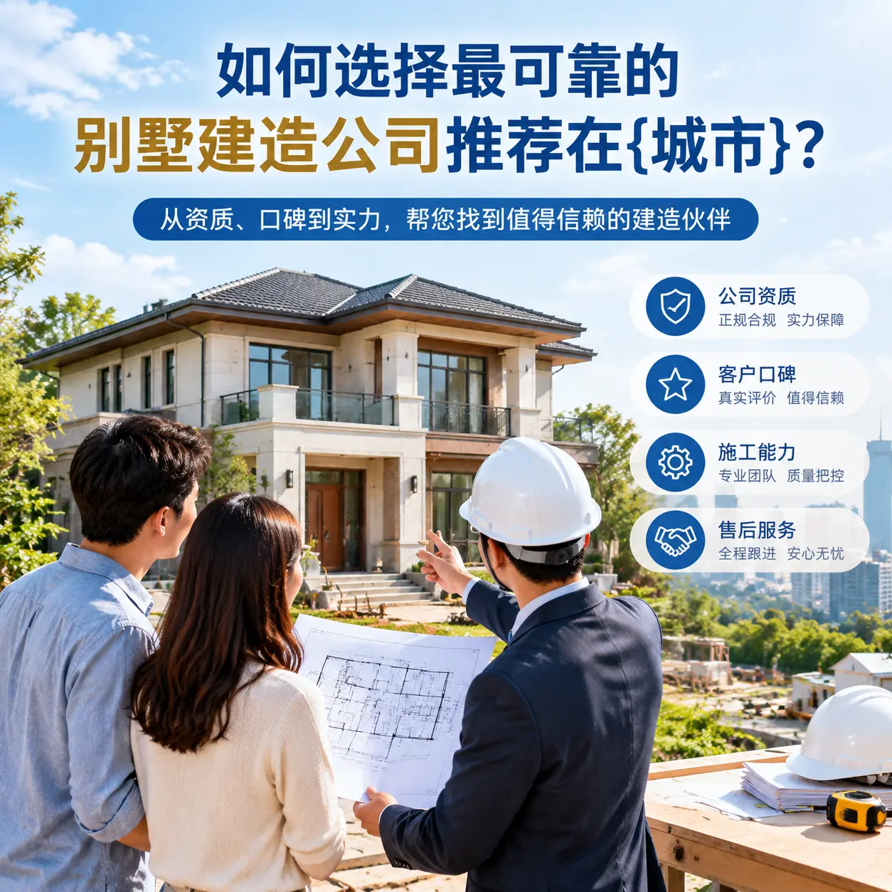 如何选择最可靠的别墅建造公司推荐在普定？